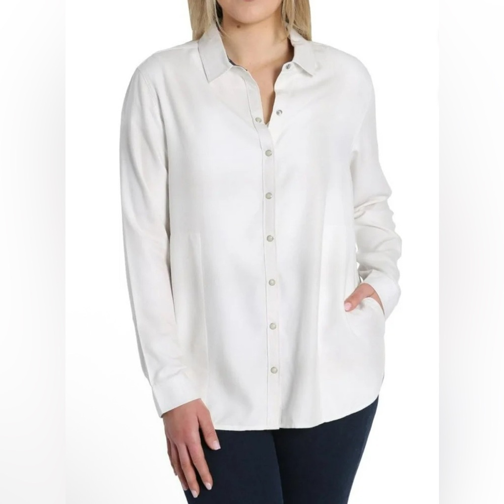 Jachs Girlfriend Women's Super Soft Feel Flannel Shirt XXL NWT - Picture 3 of 4